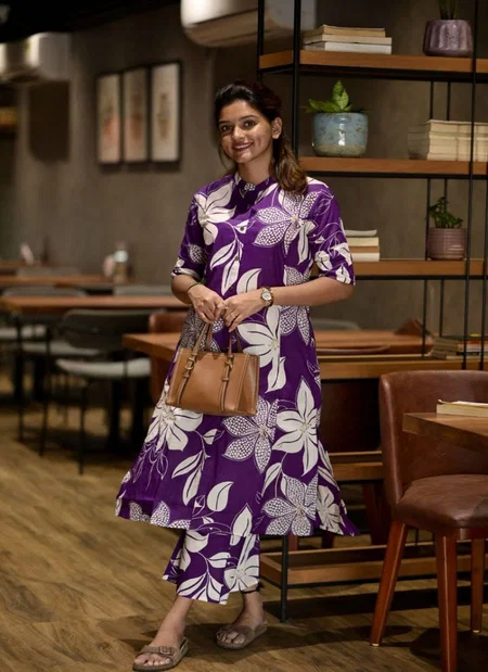 SI 263 Pure Cotton Printed Kurti With Bottom Wholesale Suppliers In Mumbai